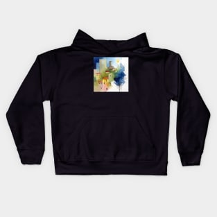 Towers by night Kids Hoodie